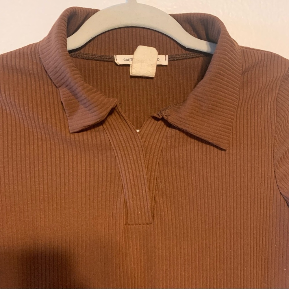 Cropped Collared Shirt - Picture 7 of 8